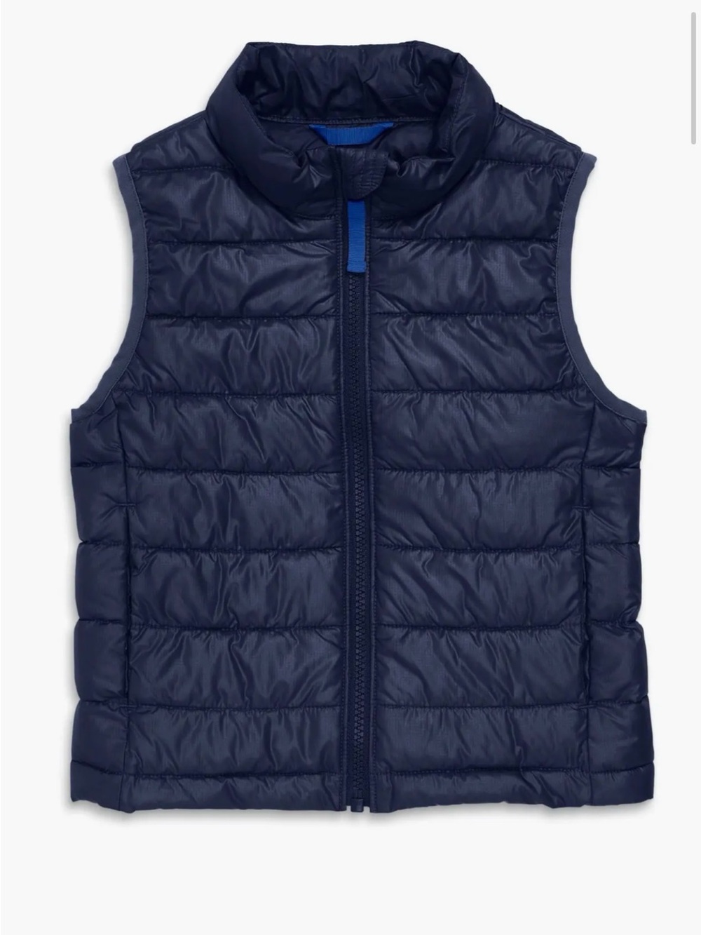 Primary Kids Navy Blue Kids Lightweight Puffer Vest  Sz. 4-5 Toddler EUC